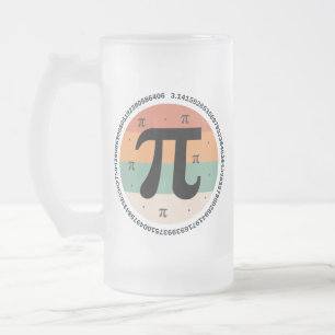 3.14 Nationaler Pi-Tag-Design - Pi-Tag-Geschenkide Mattglas Bierglas