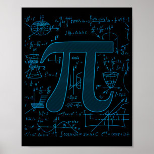 3.14 Pi Day Math Physics Irrational Number Circumf Poster