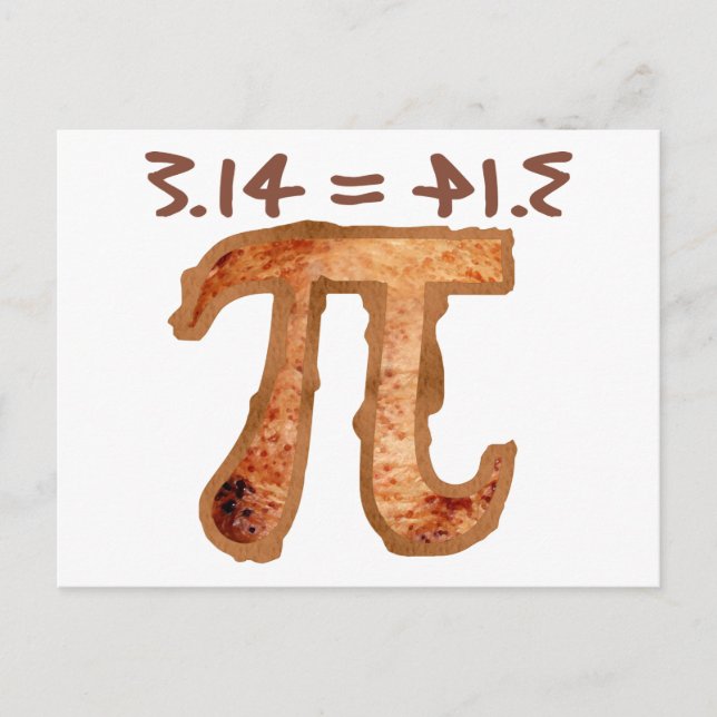 3,14 = PI.E POSTKARTE (Vorderseite)