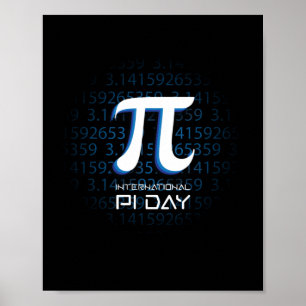 3.14 Pi-Nummer Symbol Mathematik Wissenschaft Poster