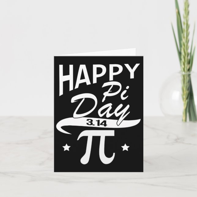 3.14 Pi Tag für Lehrer Karte (Vorderseite)