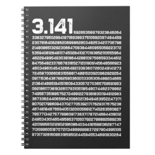 3.14 pro Tag Mathematik Internationale Nummer Pi Notizblock