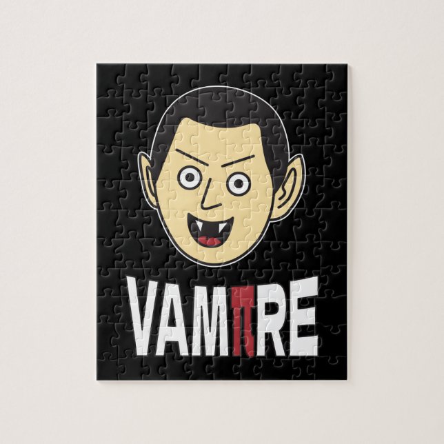 3.14 Vampire Pi Pun Funny Math Joke Puzzle (Vertikal)