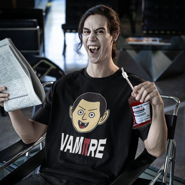 3.14 Vampire Pi Pun Funny Math Joke T-Shirt (Von Creator hochgeladen)