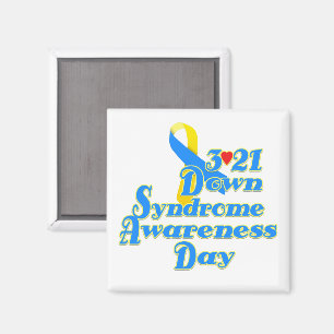 3-21 Welttag des Down-Syndroms Magnet