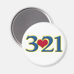 3-21 Welttag des Down-Syndroms Magnet