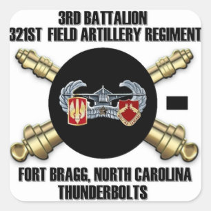 3-321 FAR Cannonball-Aufkleber Quadratischer Aufkleber