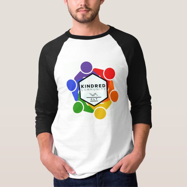 3/4-Ärmel Raglan T-Shirt (Vorderseite)