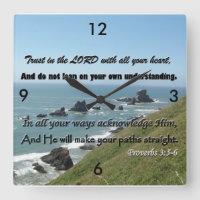 3:5-6 Clock! Trust the Lord every Minute.
