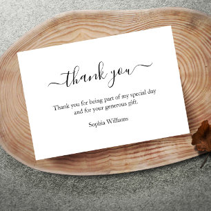 3.5"x5" Thank You Birthday Thank You Note Card Dankeskarte