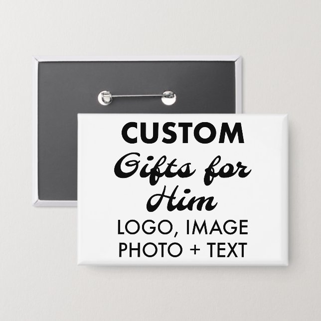 3.5" x 2.5" Button Button Abzeichen Benutzerdefini (Vorderseite/Rückseite)