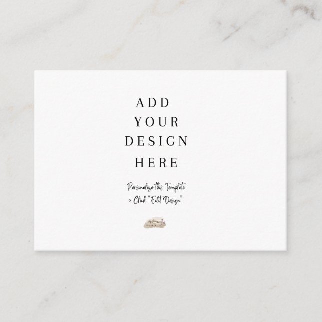 3.5" x 2.5" Enclosure Cards Begleitkarte (Vorderseite)