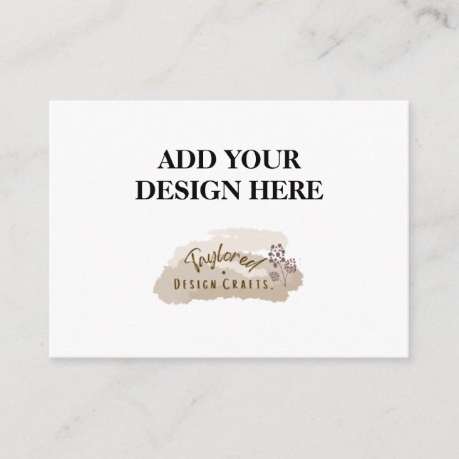 3,5" x 2,5" Umschließungskarte Begleitkarte (Vorderseite)