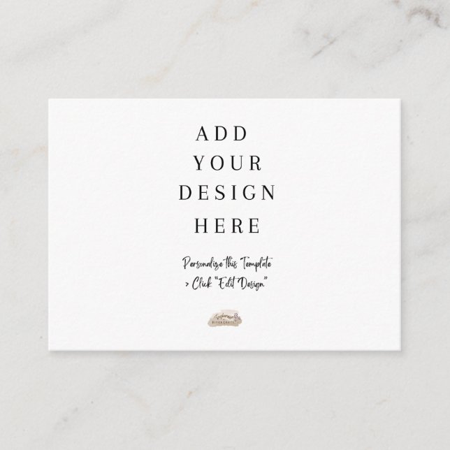 3,5" x 2,5" Verschlusskarten Begleitkarte (Vorderseite)