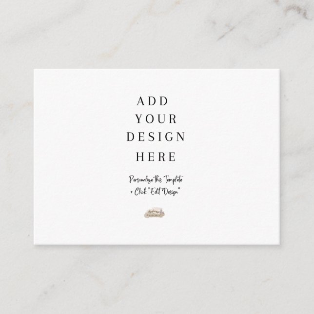 3,5" x 2,5" Verschlusskarten Begleitkarte (Vorderseite)