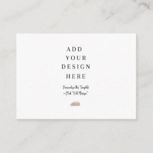 3,5" x 2,5" Verschlusskarten Begleitkarte