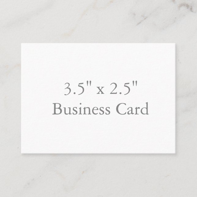 3,5" x 2,5" visitenkarte (Vorderseite)