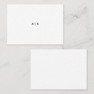 3,5" x 2,5" Visitenkarte Telefonnummerkarte