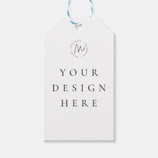 3,5 x 2" Bevorzugung Tag Custom Geschenkanhänger