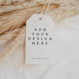 3,5 x 2" Vorzugstempeldruck Geschenkanhänger