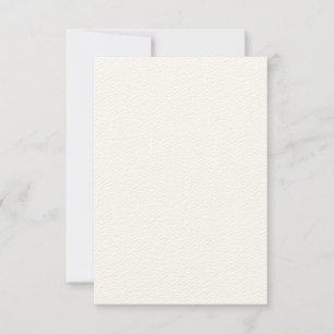 3,5" x 5" Filz Ecru Note Card & Envelope Mitteilungskarte