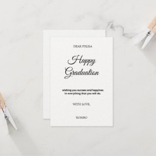 3,5" x 5" Flache Grußkarte Karte