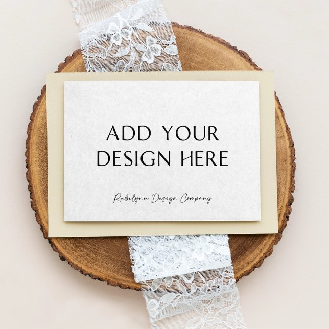 3,5 x 5" Horizontale Umschließungskarte Ankündigung (Von Creator hochgeladen)