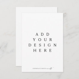 3,5 x 5" Kartendruck Einladung