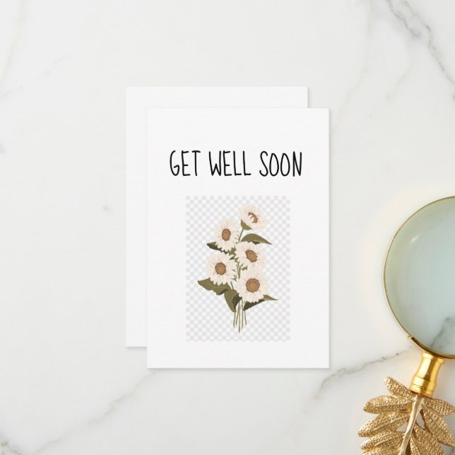 3,5" x 5" PostCard Dankeskarte (Vorderseite/Rückseite Beispiel)