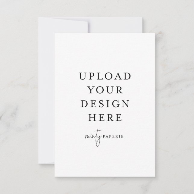 3,5" x 5" RSVP-Karte - Portrait Einladung (Vorderseite)