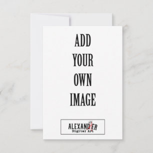 3,5 x 5" Vertikale A1-Flachkarte Mitteilungskarte