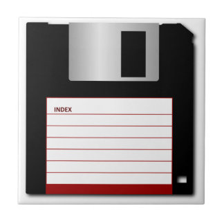 3,5 Zoll altes Vintages Computer-Disc Diskette Fliese