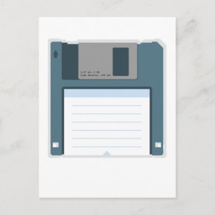 3,5-Zoll-Disketten-Postkarte (Vorderseite der Disk Postkarte
