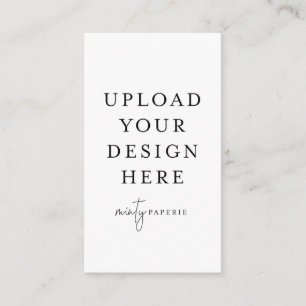 3,5 Zoll x 2 Zoll Umschließungskarte - Portrait Begleitkarte