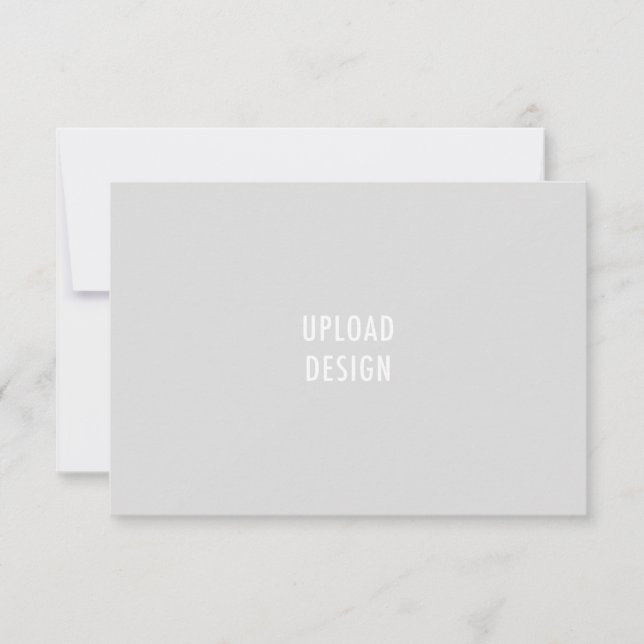 3.5x5 Flachkartenlandschaft Design hochladen Einladung (Vorderseite)