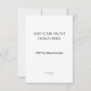 3.5x5" Portrait/Vertikale doppelseitige Karte Druc