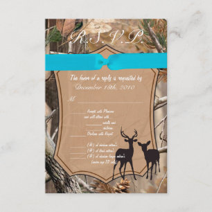 3.5x5 R.S.V.P. Kartenjäger Camouflage Camoflauge D Einladung