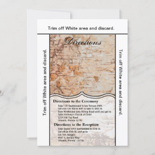 3.5x6 Anfahrt Ausweis Auslaufholzschneidemaschine Einladung