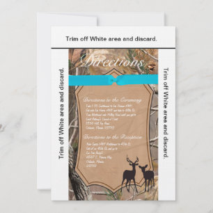 3.5x6 Anfahrt Kartenjäger Camouflage Camoflauge De Einladung