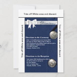 3.5x6 Führungskarte Luftwaffe Klasse A Uniform Einladung