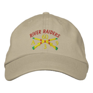 3/60. Crossed Rifles River Raiders Hat Bestickte Kappe
