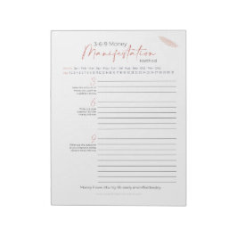 3-6-9 Methodengesetz für die Aufnahme von Notepad Notizblock