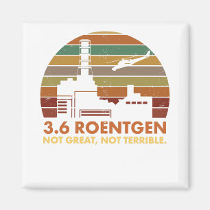 3,6 Röntgen nicht groß, nicht schreckliches Magnet