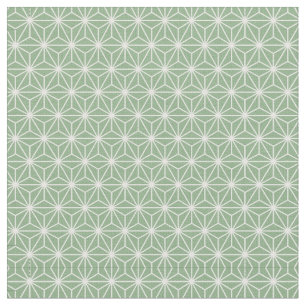 3,75" Green Asanoha japanische Babyblöcke Stoff
