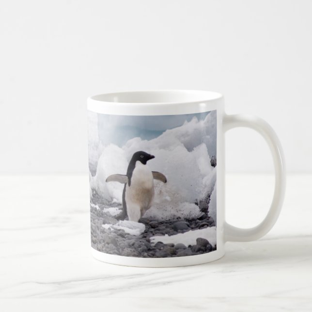 3 Adele-Pinguin-Laufen Kaffeetasse (Rechts)