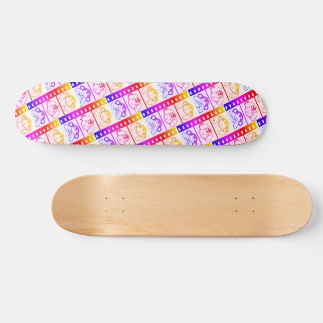 3 Affen Skateboard (Horizontal)