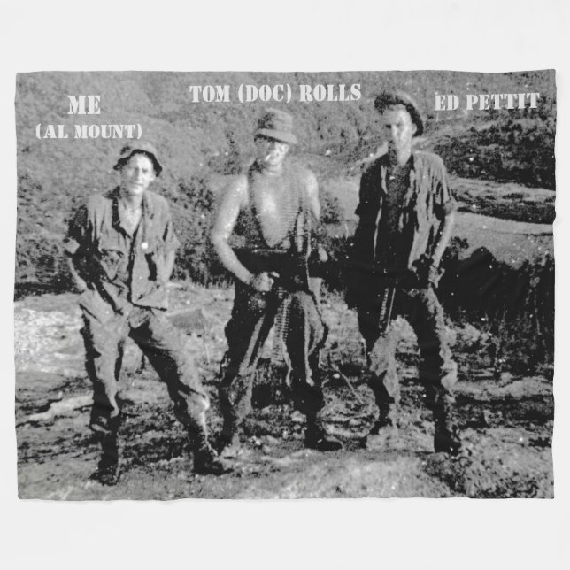 3 AMIGOS, VIETNAM 1968 FLEECEDECKE (Vorderseite (Horizontal))