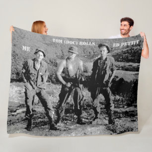 3 AMIGOS, VIETNAM 1968 FLEECEDECKE