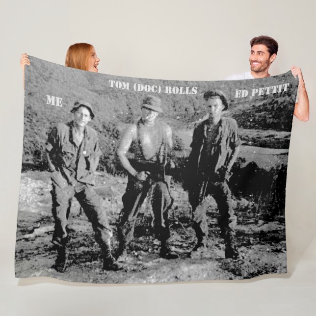 3 AMIGOS, VIETNAM 1968 FLEECEDECKE (Beispiel)