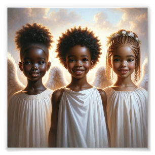 3 Angel Kidz Premium Satin Foto Paper